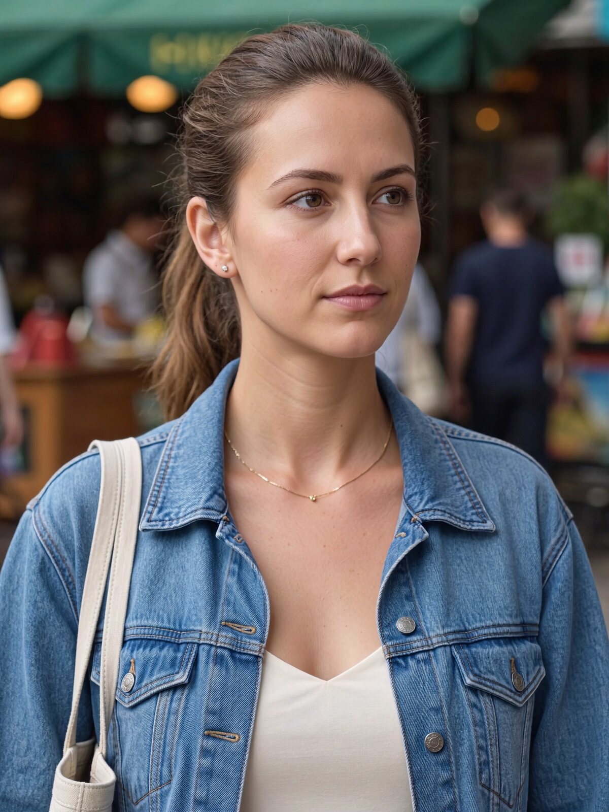 Lucy Harper, natural candid portrait